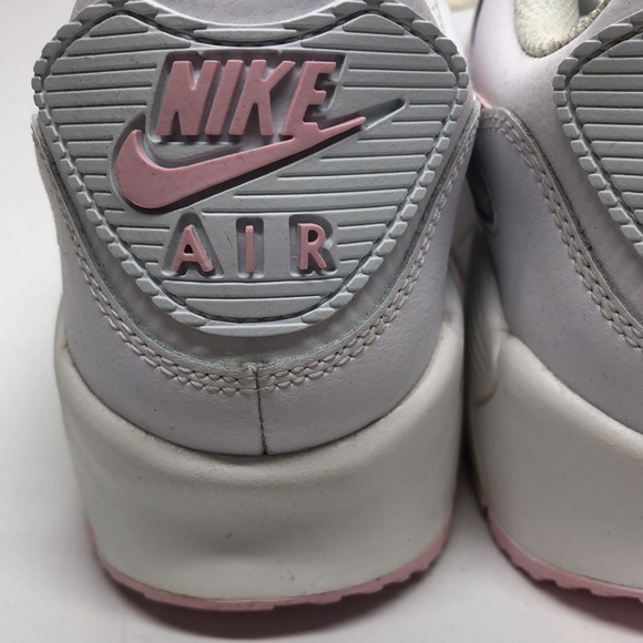 Nike Air Max 90 LTR (GS) Pink/White CD6864-121 USED Tried On Size 5.5Y No Box - Picture 10 of 14